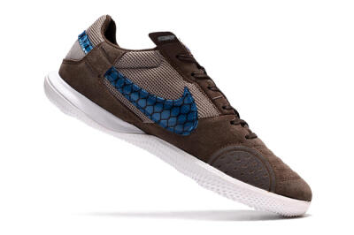 Nike Street Gato IC Low-Tops Soccer Shoes - Brown/Blue/White