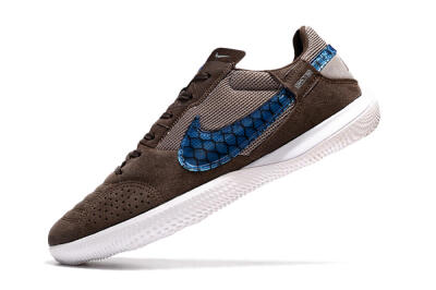 Nike Street Gato IC Low-Tops Soccer Shoes - Brown/Blue/White
