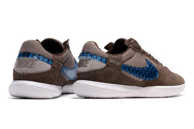 Nike Street Gato IC Low-Tops Soccer Shoes - Brown/Blue/White