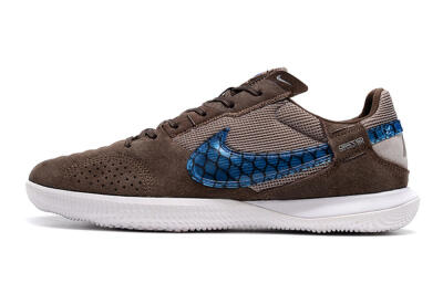 Nike Street Gato IC Low-Tops Soccer Shoes - Brown/Blue/White