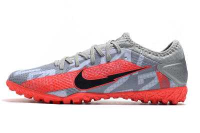 Nike Mercurial Vapor 13 Pro TF Low-Tops Soccer Shoes - Grey/Black/Red