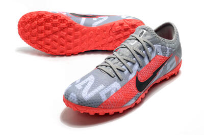 Nike Mercurial Vapor 13 Pro TF Low-Tops Soccer Shoes - Grey/Black/Red
