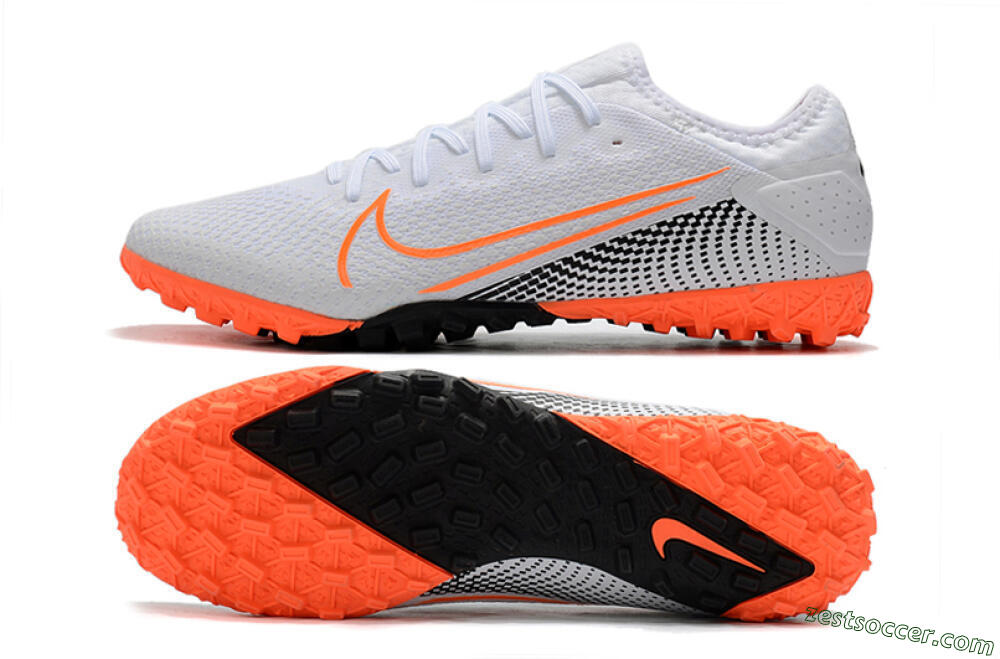 Nike Mercurial Vapor 13 Pro TF Low-Tops Soccer Shoes - White/Red/Black 1