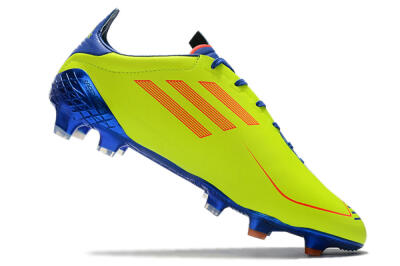 Adidas F50 Adizero Ghosted FG Low-Tops Soccer Cleats - Yellow/Red/Blue
