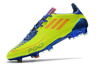 Adidas F50 Adizero Ghosted FG Low-Tops Soccer Cleats - Yellow/Red/Blue