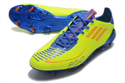Adidas F50 Adizero Ghosted FG Low-Tops Soccer Cleats - Yellow/Red/Blue