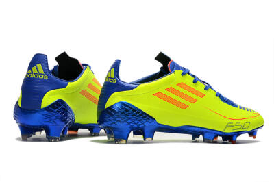 Adidas F50 Adizero Ghosted FG Low-Tops Soccer Cleats - Yellow/Red/Blue