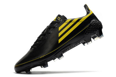 Adidas F50 Adizero Ghosted FG Low-Tops Soccer Cleats - Black/Yellow