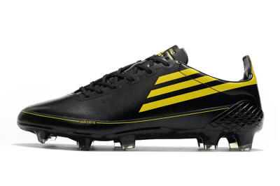 Adidas F50 Adizero Ghosted FG Low-Tops Soccer Cleats - Black/Yellow