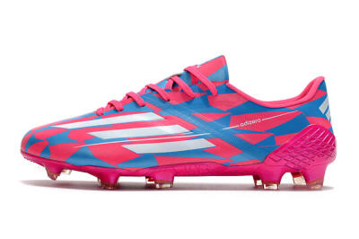 Adidas F50 Adizero Ghosted FG Low-Tops Soccer Cleats - Pink/White/Blue