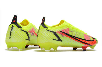 Nike Mercurial Vapor 14 Elite FG Low-Tops Soccer Cleats - Yellow/Red/Black