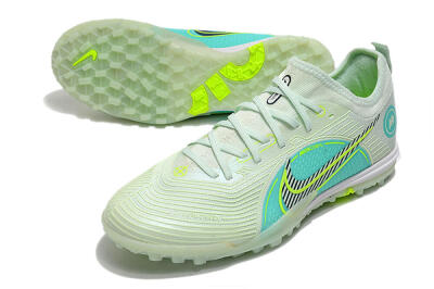 Nike Mercurial Vapor 14 Pro TF Low-Tops Soccer Shoes - Yellow/Black/Jade