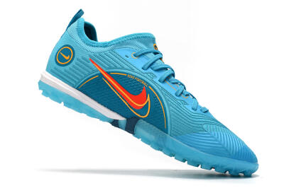 Nike Mercurial Vapor 14 Pro TF Low-Tops Soccer Shoes - Jade/Yellow/Red