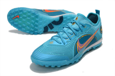 Nike Mercurial Vapor 14 Pro TF Low-Tops Soccer Shoes - Jade/Yellow/Red