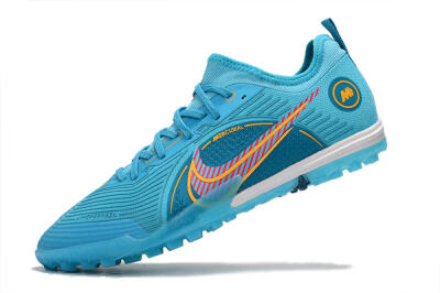 Nike Mercurial Vapor 14 Pro TF Low-Tops Soccer Shoes - Jade/Yellow/Red