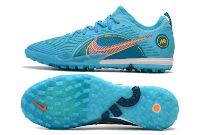 Nike Mercurial Vapor 14 Pro TF Low-Tops Soccer Shoes - Jade/Yellow/Red