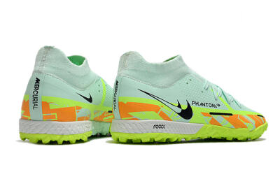 Nike Phantom GT Pro TF High-Tops Soccer Shoes - Jade/Yellow/Orange/Black
