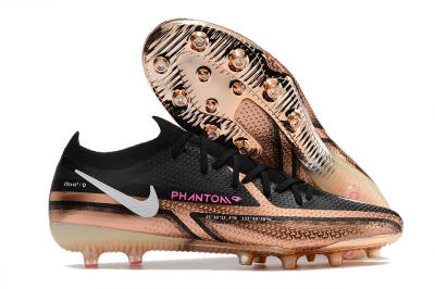 Nike Phantom GT Elite AG Low-Tops Soccer Cleats - Gold/Black/White