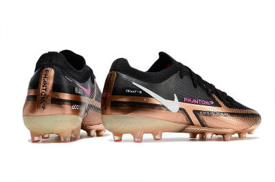 Nike Phantom GT Elite AG Low-Tops Soccer Cleats - Gold/Black/White