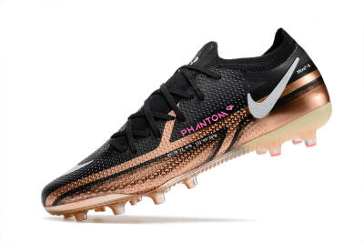 Nike Phantom GT Elite AG Low-Tops Soccer Cleats - Gold/Black/White