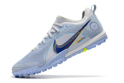 Nike Mercurial Vapor 14 Pro TF Low-Tops Soccer Shoes - White/Blue/Yellow