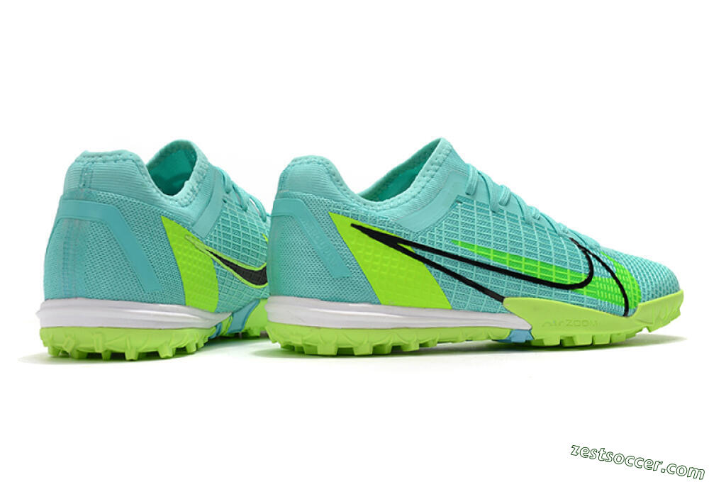 Nike Mercurial Vapor 14 Pro TF Low-Tops Soccer Shoes - Blue/Yellow/Black 6