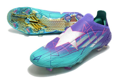 Adidas X Speedflow+ FG Low-Tops Soccer Cleats - Jade/Purple/Pink