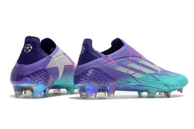 Adidas X Speedflow+ FG Low-Tops Soccer Cleats - Jade/Purple/Pink