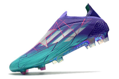 Adidas X Speedflow+ FG Low-Tops Soccer Cleats - Jade/Purple/Pink