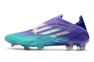 Adidas X Speedflow+ FG Low-Tops Soccer Cleats - Jade/Purple/Pink