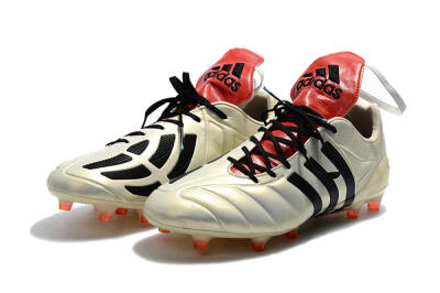 Adidas Predator Mania Champagne FG Low-Tops Soccer Cleats - Gold/Black/Red