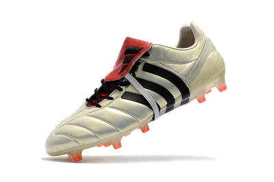 Adidas Predator Mania Champagne FG Low-Tops Soccer Cleats - Gold/Black/Red