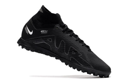 Nike Air Zoom Mercurial Superfly 9 Elite TF High-Tops Soccer Shoes - Black/White/Yellow