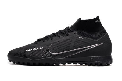 Nike Air Zoom Mercurial Superfly 9 Elite TF High-Tops Soccer Shoes - Black/White/Yellow