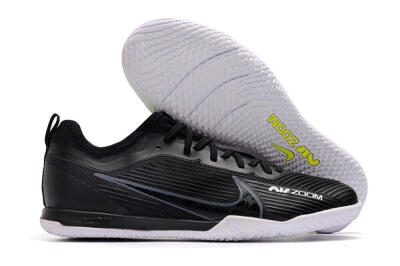 Nike Air Zoom Mercurial Vapor 15 Pro IC Low-Tops Soccer Shoes - Black/White/Yellow