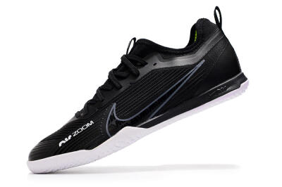 Nike Air Zoom Mercurial Vapor 15 Pro IC Low-Tops Soccer Shoes - Black/White/Yellow
