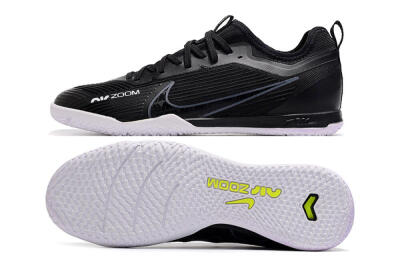 Nike Air Zoom Mercurial Vapor 15 Pro IC Low-Tops Soccer Shoes - Black/White/Yellow