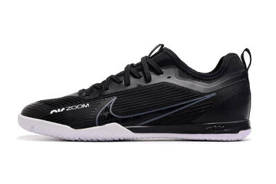 Nike Air Zoom Mercurial Vapor 15 Pro IC Low-Tops Soccer Shoes - Black/White/Yellow