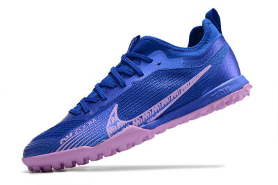 Nike Air Zoom Mercurial Vapor 15 Pro TF Low-Tops Soccer Shoes - Blue/Purple
