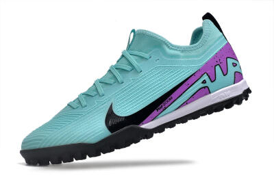 Nike Air Zoom Mercurial Vapor 15 Pro TF Low-Tops Soccer Shoes - Blue/Black/Purple