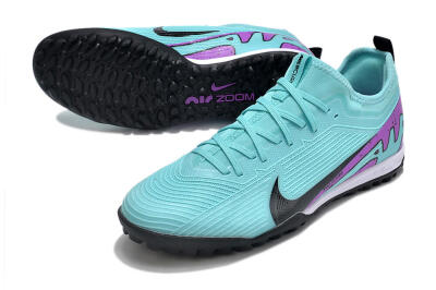Nike Air Zoom Mercurial Vapor 15 Pro TF Low-Tops Soccer Shoes - Blue/Black/Purple