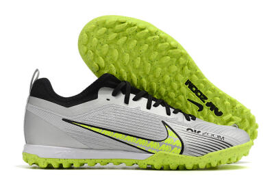 Nike Air Zoom Mercurial Vapor 15 Pro TF Low-Tops Soccer Shoes - Silver/Yellow/Black
