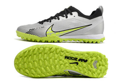 Nike Air Zoom Mercurial Vapor 15 Pro TF Low-Tops Soccer Shoes - Silver/Yellow/Black