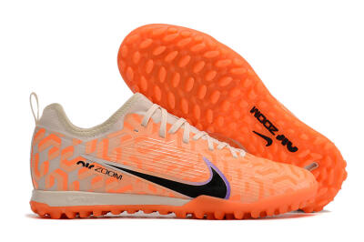 Nike Air Zoom Mercurial Vapor 15 Pro TF Low-Tops Soccer Shoes - Orange/Purple/Black