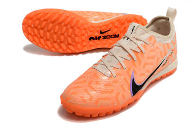 Nike Air Zoom Mercurial Vapor 15 Pro TF Low-Tops Soccer Shoes - Orange/Purple/Black