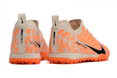 Nike Air Zoom Mercurial Vapor 15 Pro TF Low-Tops Soccer Shoes - Orange/Purple/Black