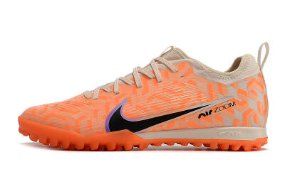 Nike Air Zoom Mercurial Vapor 15 Pro TF Low-Tops Soccer Shoes - Orange/Purple/Black