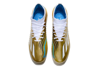 Adidas X Speedportal .1 FG Low-Tops Soccer Cleats - Gold/White/Blue