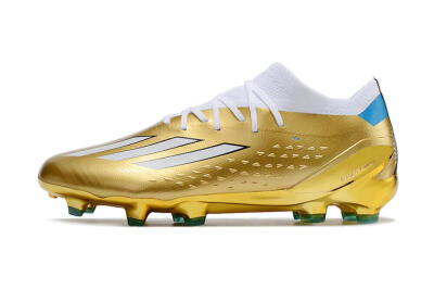 Adidas X Speedportal .1 FG Low-Tops Soccer Cleats - Gold/White/Blue