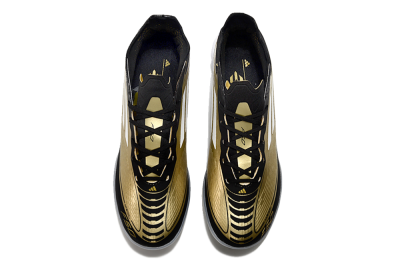 Adidas F50 Elite TF Low-Tops Soccer Shoes - Gold/White/Black